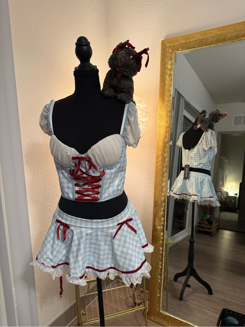 Dolls Kill Trickz N Treatz “Kansas Dreams (Dorothy) Costume Set” NWT